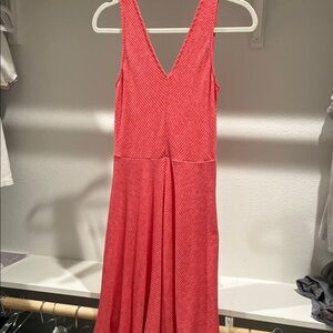 GAP Pink Sleeveless V-Neck Sundress